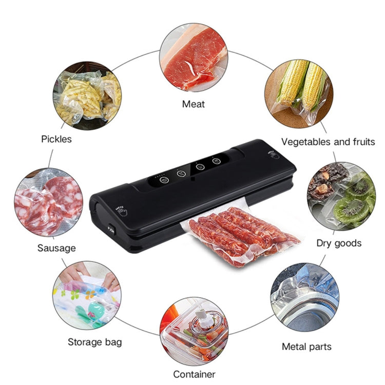 Automatic Vacuum Sealer for Household Food Preservation, with Food Grade Vacuum Bags