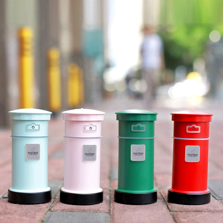 2W Mini Portable Post Box Shape Mute Desktop Air Humidifier Aromatherapy Air Purifier with Extended USB Port, Capacity: 200ml, DC 5V