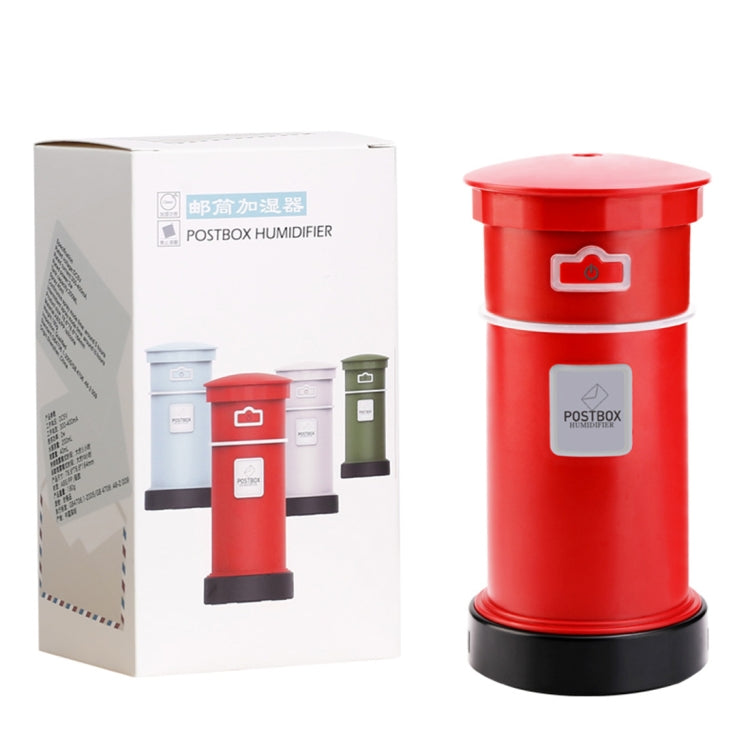 2W Mini Portable Post Box Shape Mute Desktop Air Humidifier Aromatherapy Air Purifier with Extended USB Port, Capacity: 200ml, DC 5V