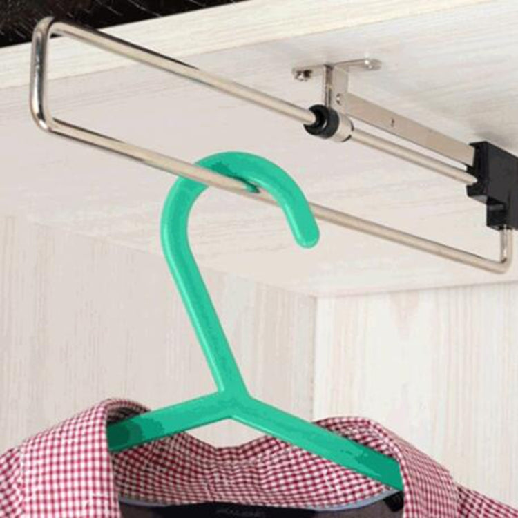 Telescopic Rail Pull-Out Wardrobe Clothes Hangerï¼ˆ40cm)