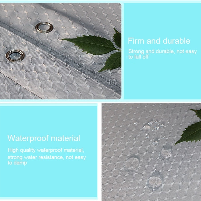 Thickening Waterproof And Mildew Curtain Honeycomb Texture Polyester Cloth Shower Curtain Bathroom Curtains,Size:150*180cm