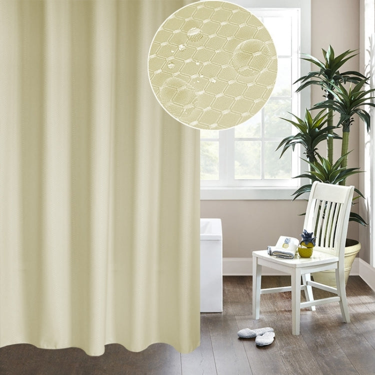 Thickening Waterproof And Mildew Curtain Honeycomb Texture Polyester Cloth Shower Curtain Bathroom Curtains,Size:150*200cm