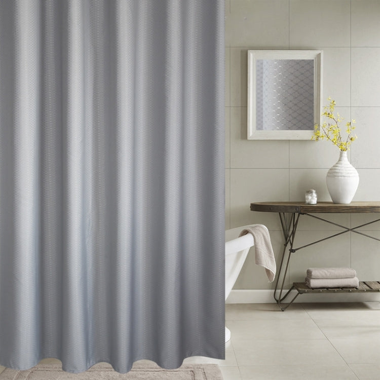 Thickening Waterproof And Mildew Curtain Honeycomb Texture Polyester Cloth Shower Curtain Bathroom Curtains,Size:200*180cm