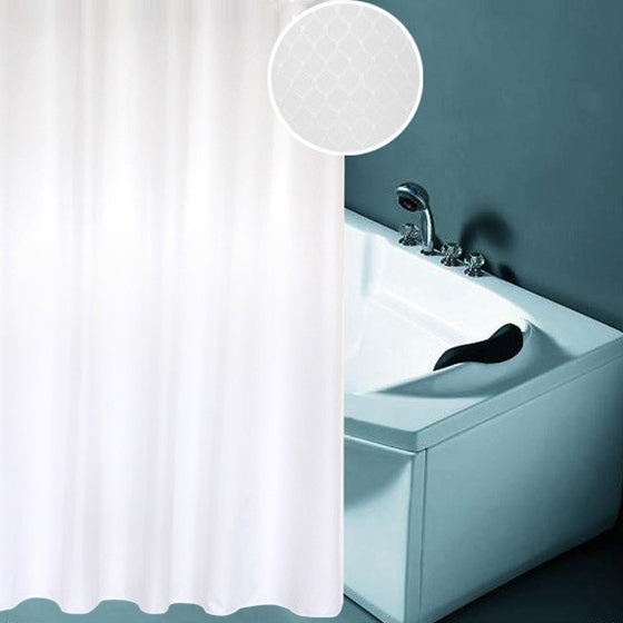 Thickening Waterproof And Mildew Curtain Honeycomb Texture Polyester Cloth Shower Curtain Bathroom Curtains,Size:200*180cm