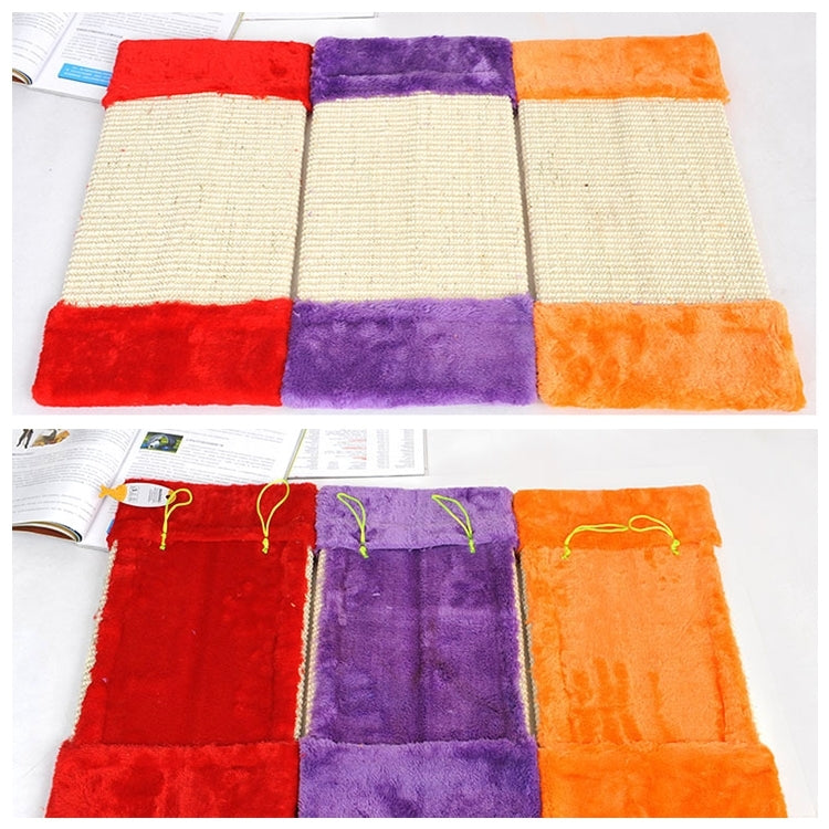 Cat Toy Furniture Protection Climbing Frame Sisal Hemp Hangable Scratch Board, Size: 49 x 23 x 2cm Random Color Delivery