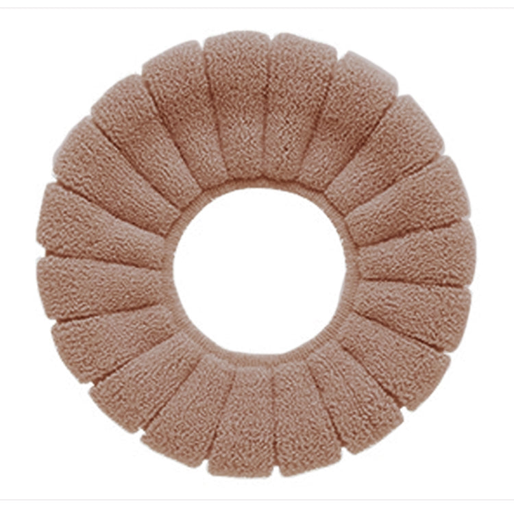 Pumpkin Shaped Winter Toilet Cushion, Diameter: 30cm