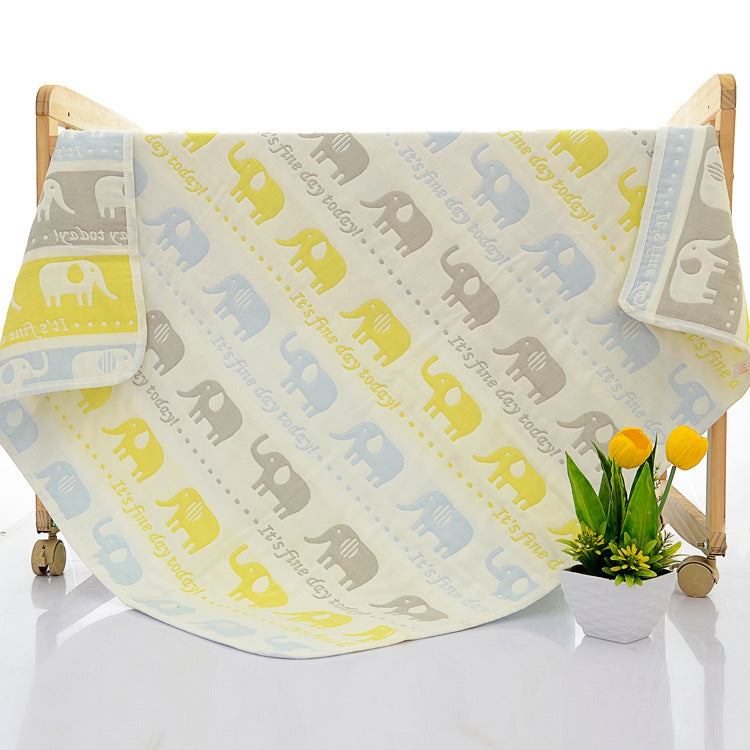 Cartoon Children Pure Cotton Bath Towel Sheets, Random Color Delivery, Size: 110*110cm