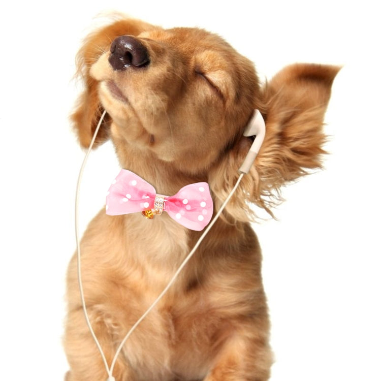 Pet Collar With Bowtie for Medium Small Dog Cat, Size: 1.0 * 28cm