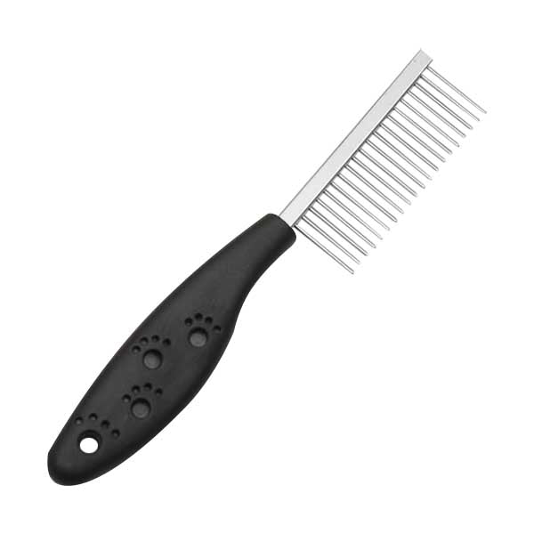 10 PCS Stainless Steel Pet Anti-slip Handle Grooming Comb