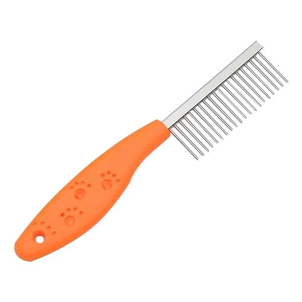 10 PCS Stainless Steel Pet Anti-slip Handle Grooming Comb