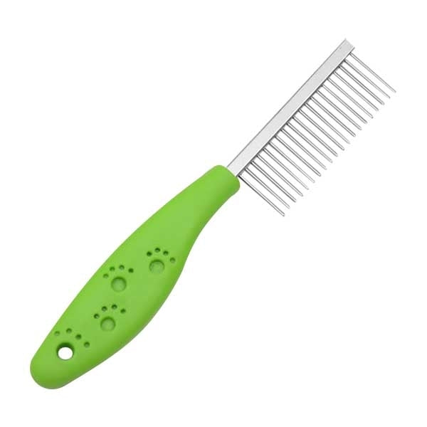 10 PCS Stainless Steel Pet Anti-slip Handle Grooming Comb