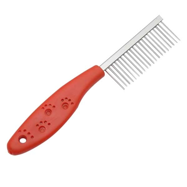 10 PCS Stainless Steel Pet Anti-slip Handle Grooming Comb