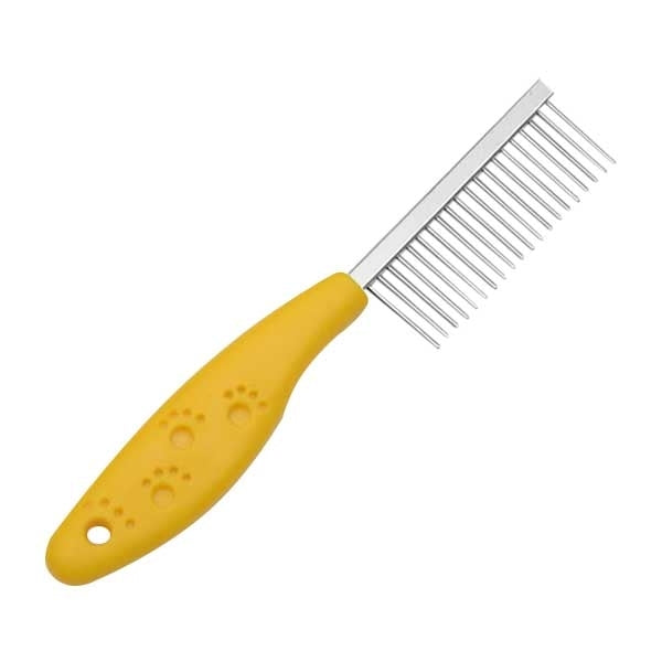 10 PCS Stainless Steel Pet Anti-slip Handle Grooming Comb