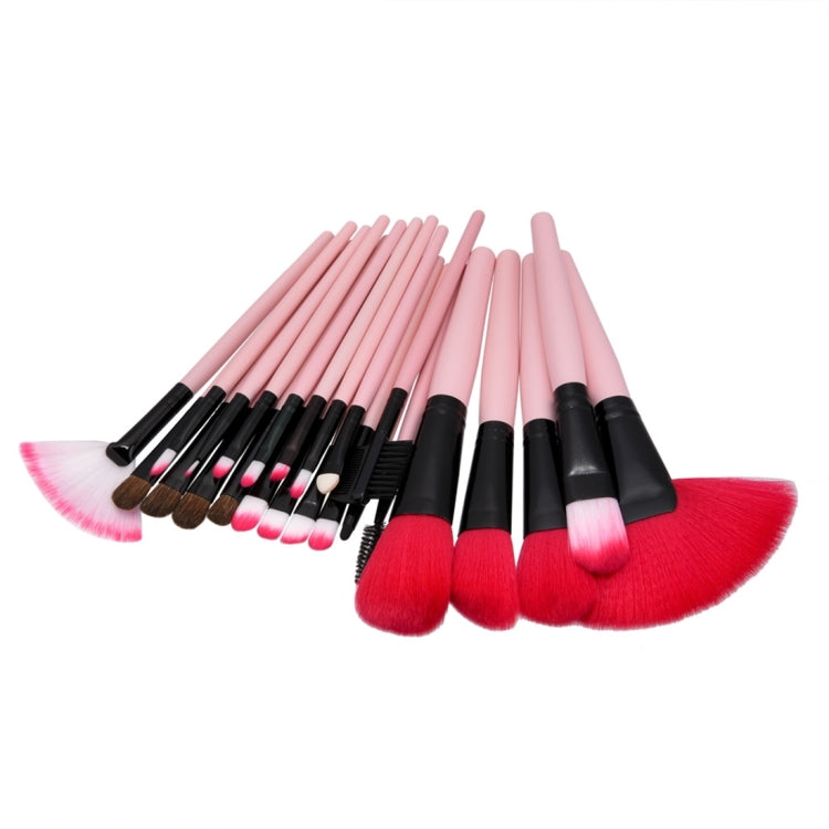 32 in 1 Wood Handle Makeup Brush Cosmetic Foundation Cream Powder Blush Makeup Tool Set