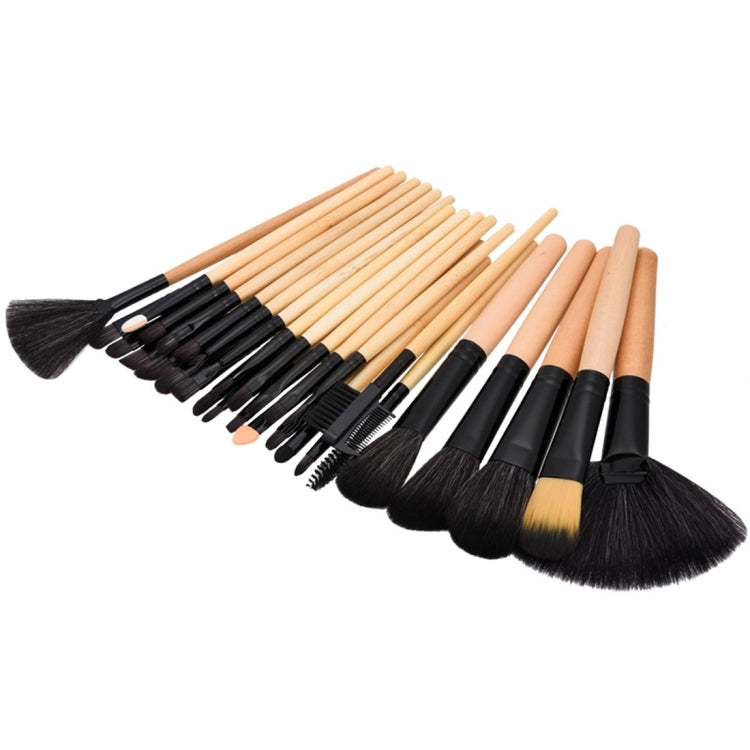 32 in 1 Wood Handle Makeup Brush Cosmetic Foundation Cream Powder Blush Makeup Tool Set