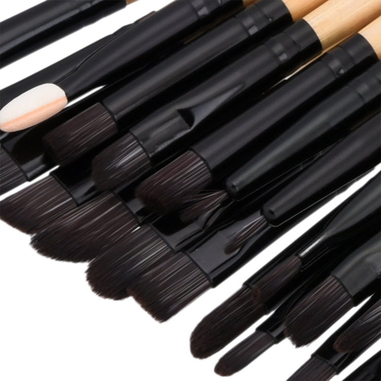 32 in 1 Wood Handle Makeup Brush Cosmetic Foundation Cream Powder Blush Makeup Tool Set