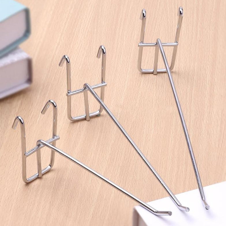 50 PCS 3.5mm Supermarket Iron Grid Shelf Hook, Length: 25cm