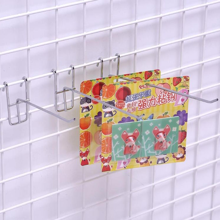50 PCS 3.5mm Supermarket Iron Grid Shelf Hook, Length: 5cm