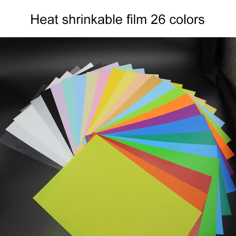 26 Colors in 1 Colorful Scrub Heat Shrink Film DIY Heat Shrink Film