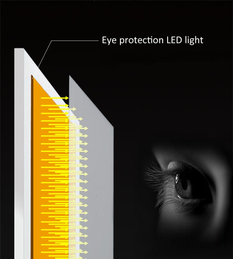 A4 Size 5W 5V LED Three Level of Brightness Dimmable Acrylic Copy Boards for Anime Sketch Drawing Sketchpad, with USB Cable & Plug, Sizeï¼š270x360x5mm