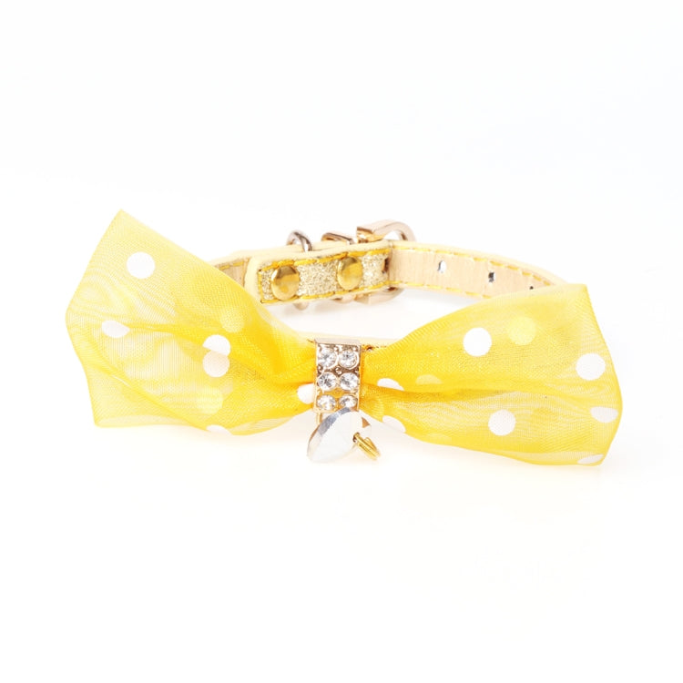 Pet Collar With Bowtie for Medium Small Dog Cat, Size: 1.3 * 35cm
