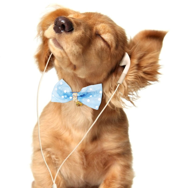 Pet Collar With Bowtie for Medium Small Dog Cat, Size: 1.3 * 35cm