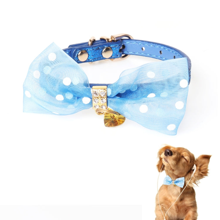 Pet Collar With Bowtie for Medium Small Dog Cat, Size: 1.3 * 35cm