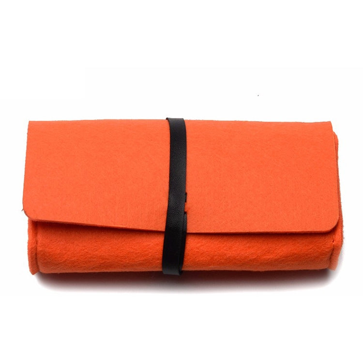 Felt Protective Zipper Case for Sunglasses / Glasses