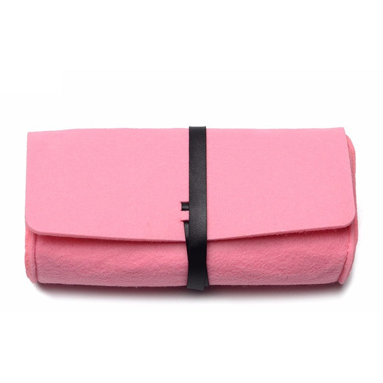 Felt Protective Zipper Case for Sunglasses / Glasses