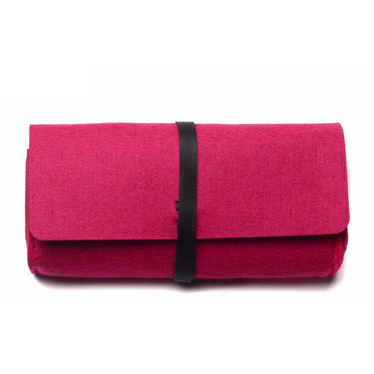 Felt Protective Zipper Case for Sunglasses / Glasses