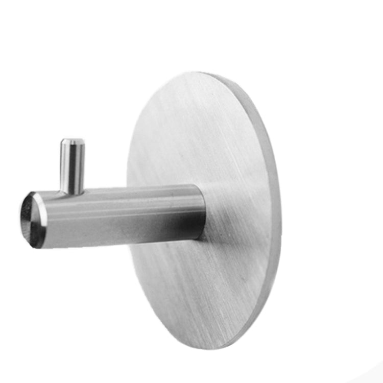 12 PCS Brushed Stainless Steel Multi-functional Nail-free Traceless Round Hook for Bathroom Kitchen