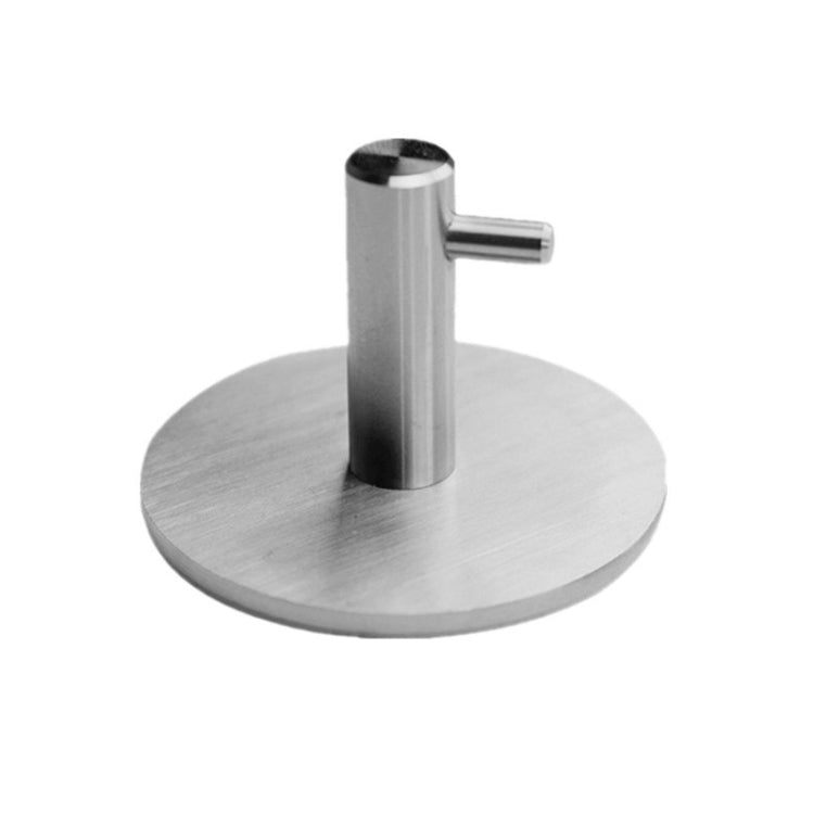 12 PCS Brushed Stainless Steel Multi-functional Nail-free Traceless Round Hook for Bathroom Kitchen