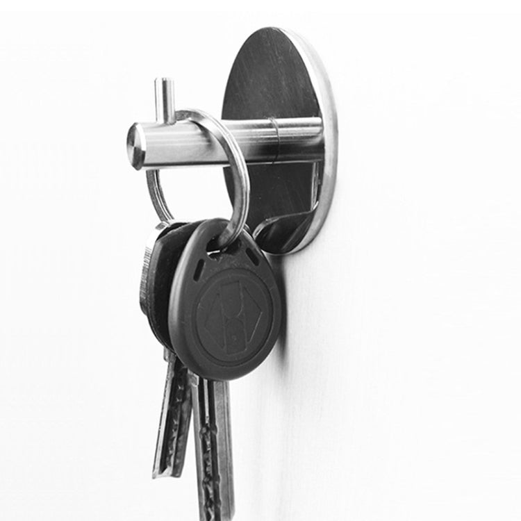 12 PCS Brushed Stainless Steel Multi-functional Nail-free Traceless Round Hook for Bathroom Kitchen