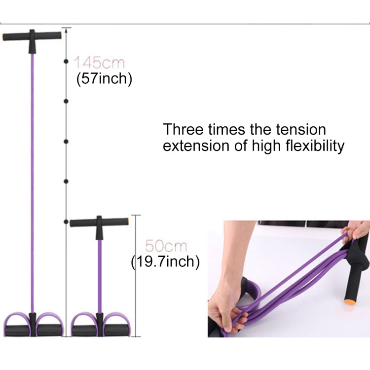 Portable Latex Pedal Pull Rope Home Fitness Elastic Body Building Training Pull Rope