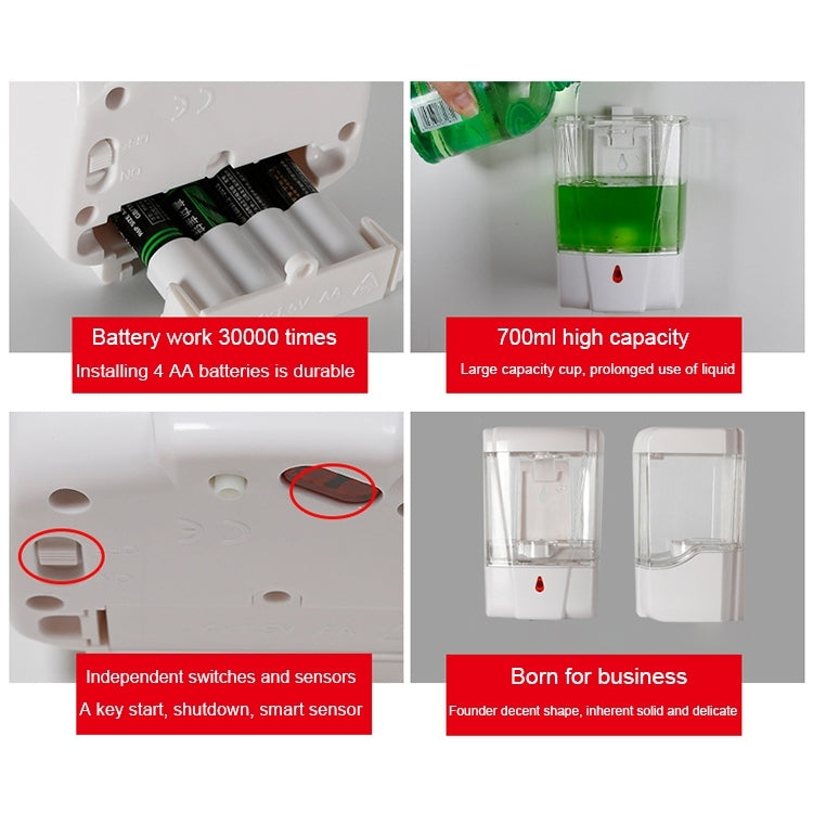 700ml Automatic Liquid Soap Dispenser (Foam Style)