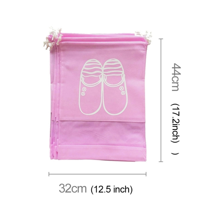 Non-Woven Drawing Belt Shoe Pouch,Large Size