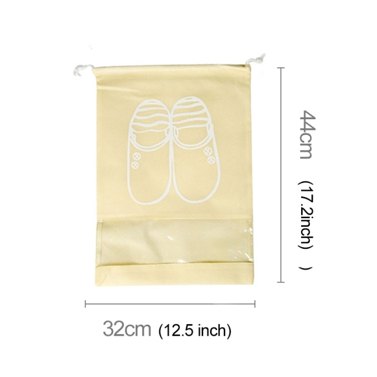 Non-Woven Drawing Belt Shoe Pouch,Large Size