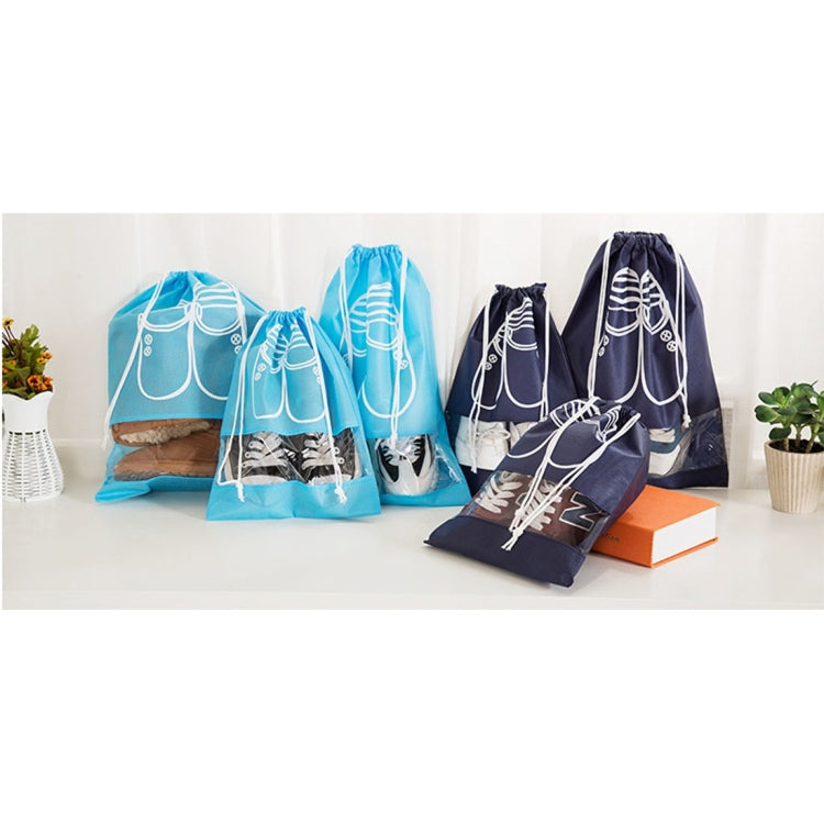 Non-Woven Drawing Belt Shoe Pouch,Small Size