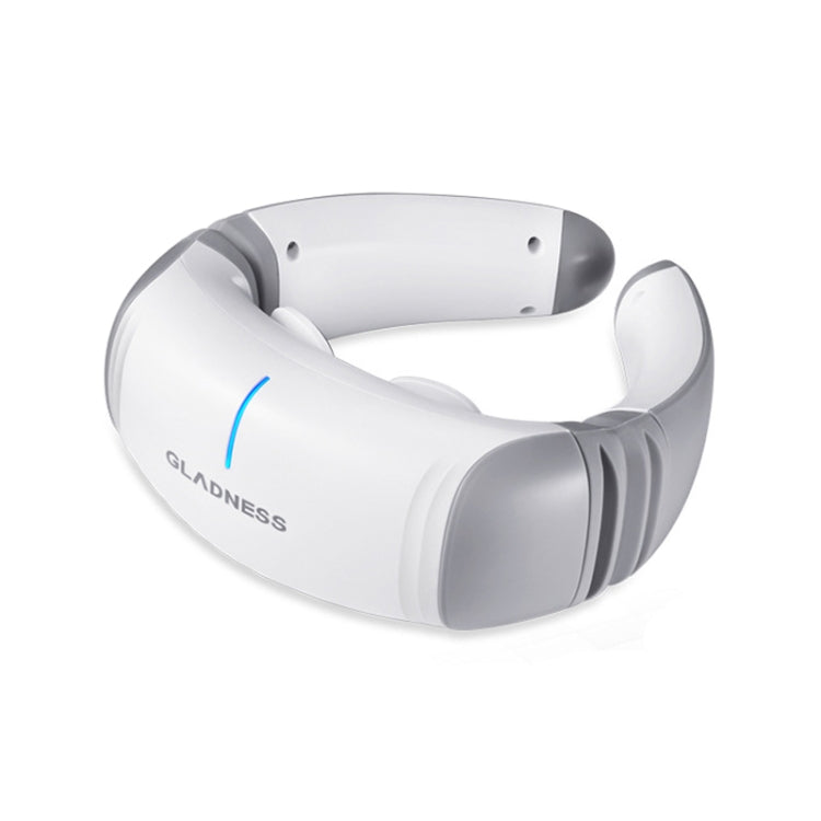 ST-305 Intelligent Mini Charging Cervical Back Neck Shoulder Body Massager, Support Timing&Wireless Remote Control (White)