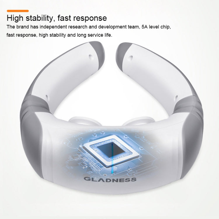 ST-305 Intelligent Mini Charging Cervical Back Neck Shoulder Body Massager, Support Timing&Wireless Remote Control (White)