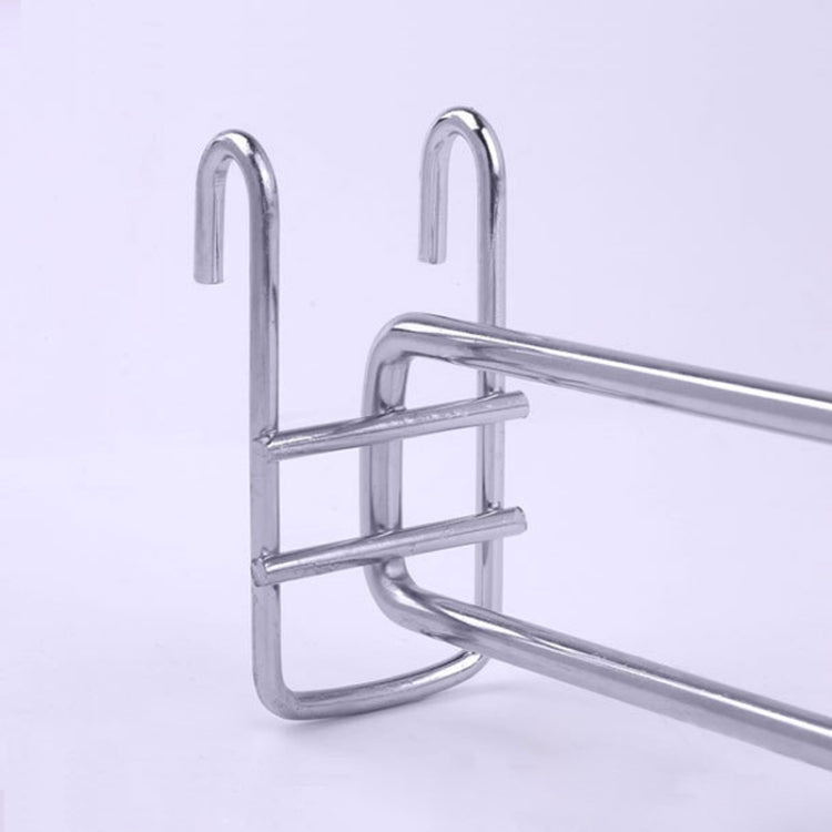50 PCS 5.8mm Supermarket Iron Grid Shelf Double Hook, Length: 25cm