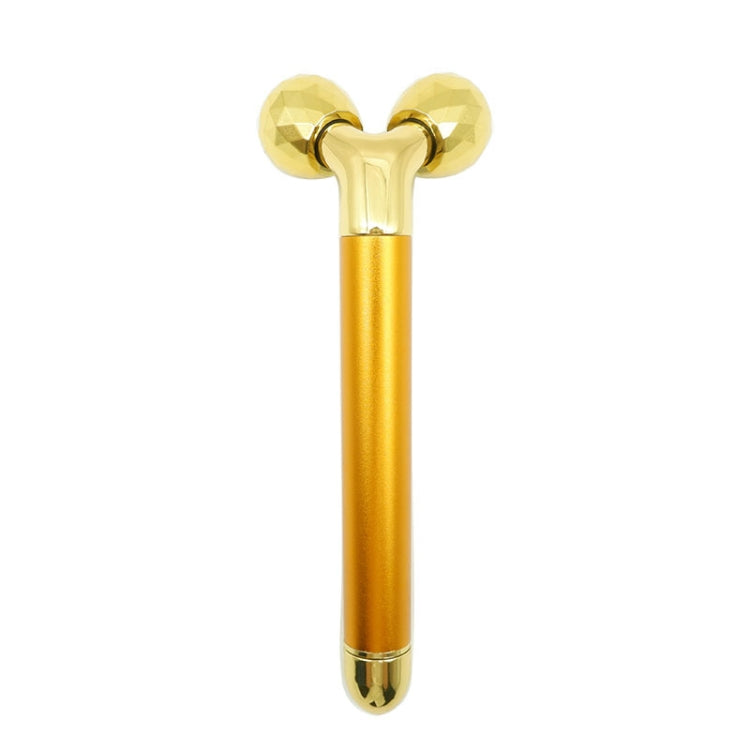 3D-24K V-shaped Thin Tighten Facial Massager (6000 Vibrations/1 min)(Gold)