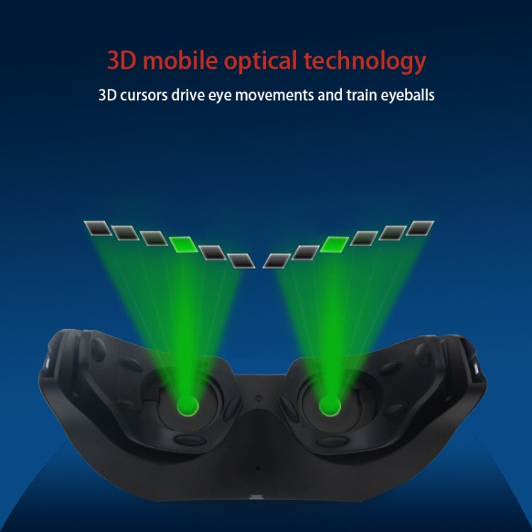 Ifan-918 3D Green Light Training Simulated Acupuncture Eye Massager, Support USB Charging
