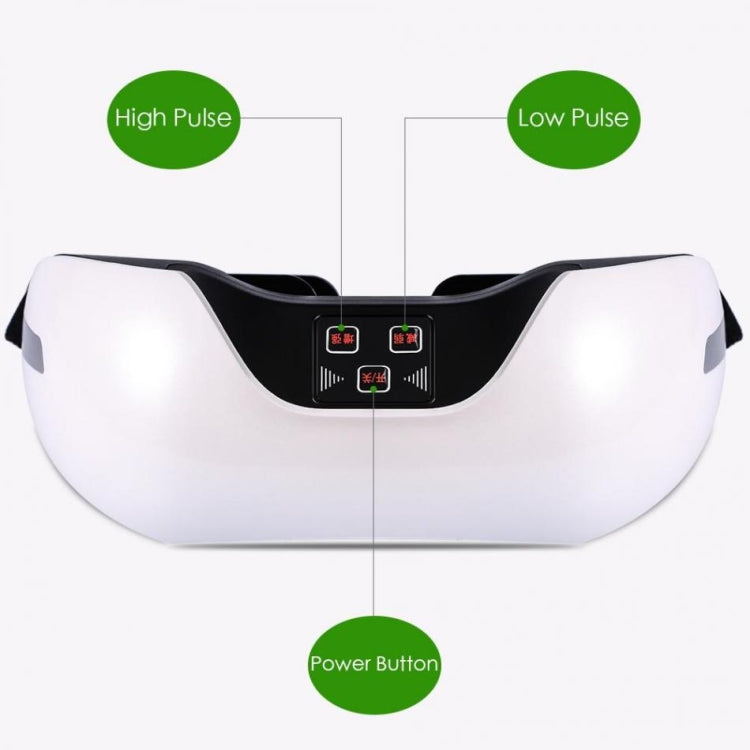 Ifan-918 3D Green Light Training Simulated Acupuncture Eye Massager, Support USB Charging