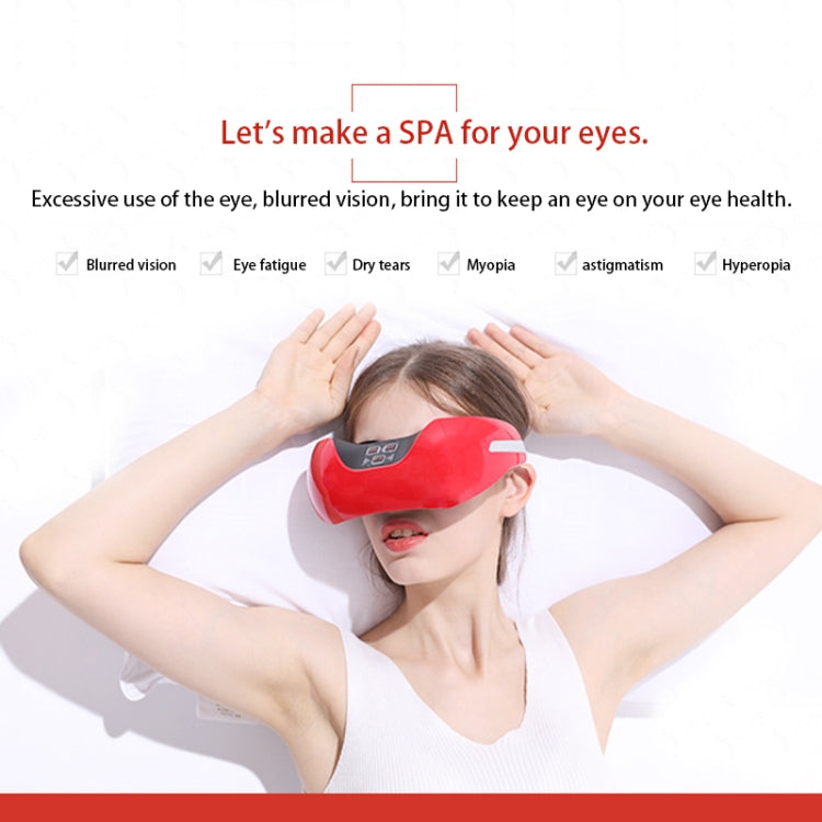 Ifan-918 3D Green Light Training Simulated Acupuncture Eye Massager, Support USB Charging