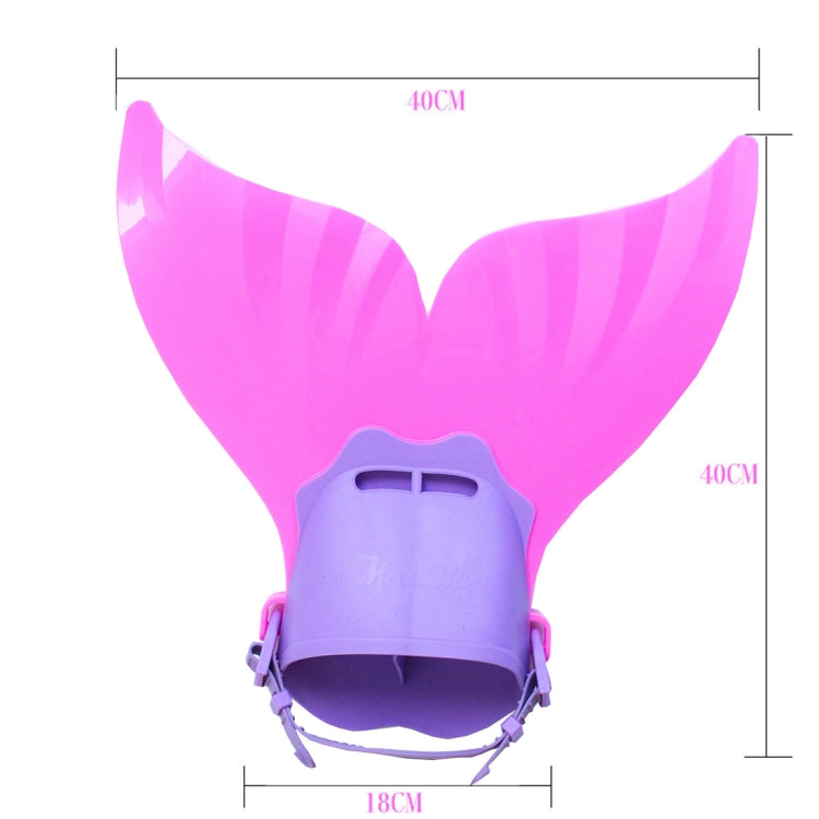 Mermaid Swim Fin Adjustable Diving Monofin Swimming Foot Flipper for Kids