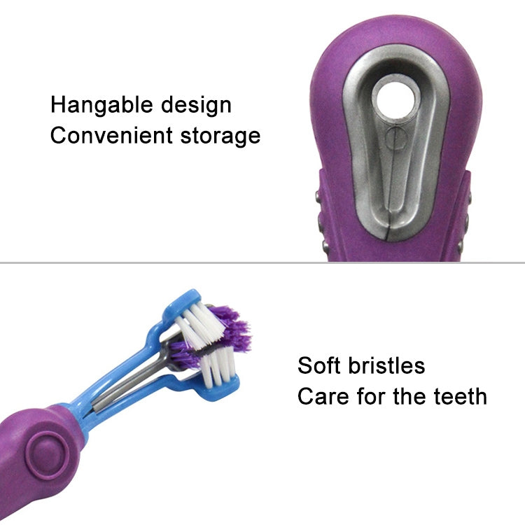 YINGTE Three-toothbrush for Pets