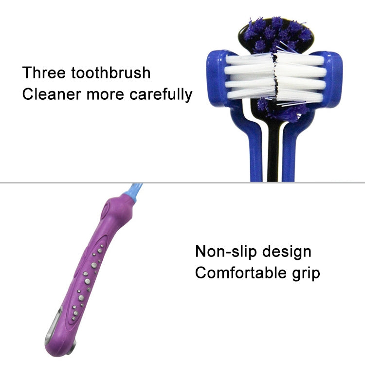 YINGTE Three-toothbrush for Pets