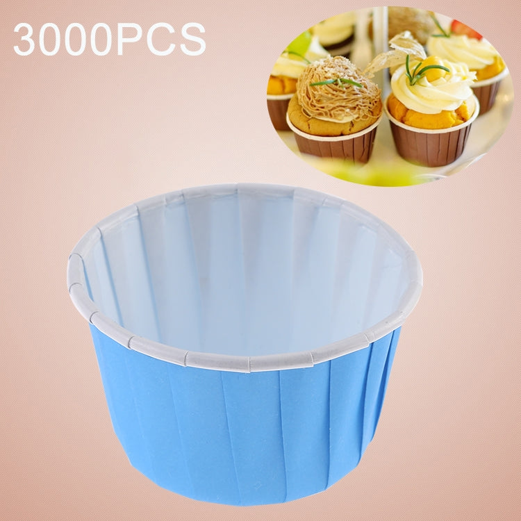 50pcs / Pack Round Lamination Cake Cup Muffin Cases Chocolate Cupcake Liner Baking Cup, Size: 5 x 3.8  x 3cm