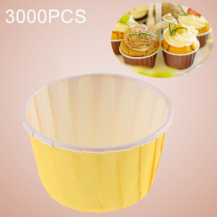 50pcs / Pack Round Lamination Cake Cup Muffin Cases Chocolate Cupcake Liner Baking Cup, Size: 5 x 3.8  x 3cm
